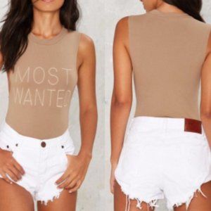 Nasty Gal Most Wanted Bodysuit